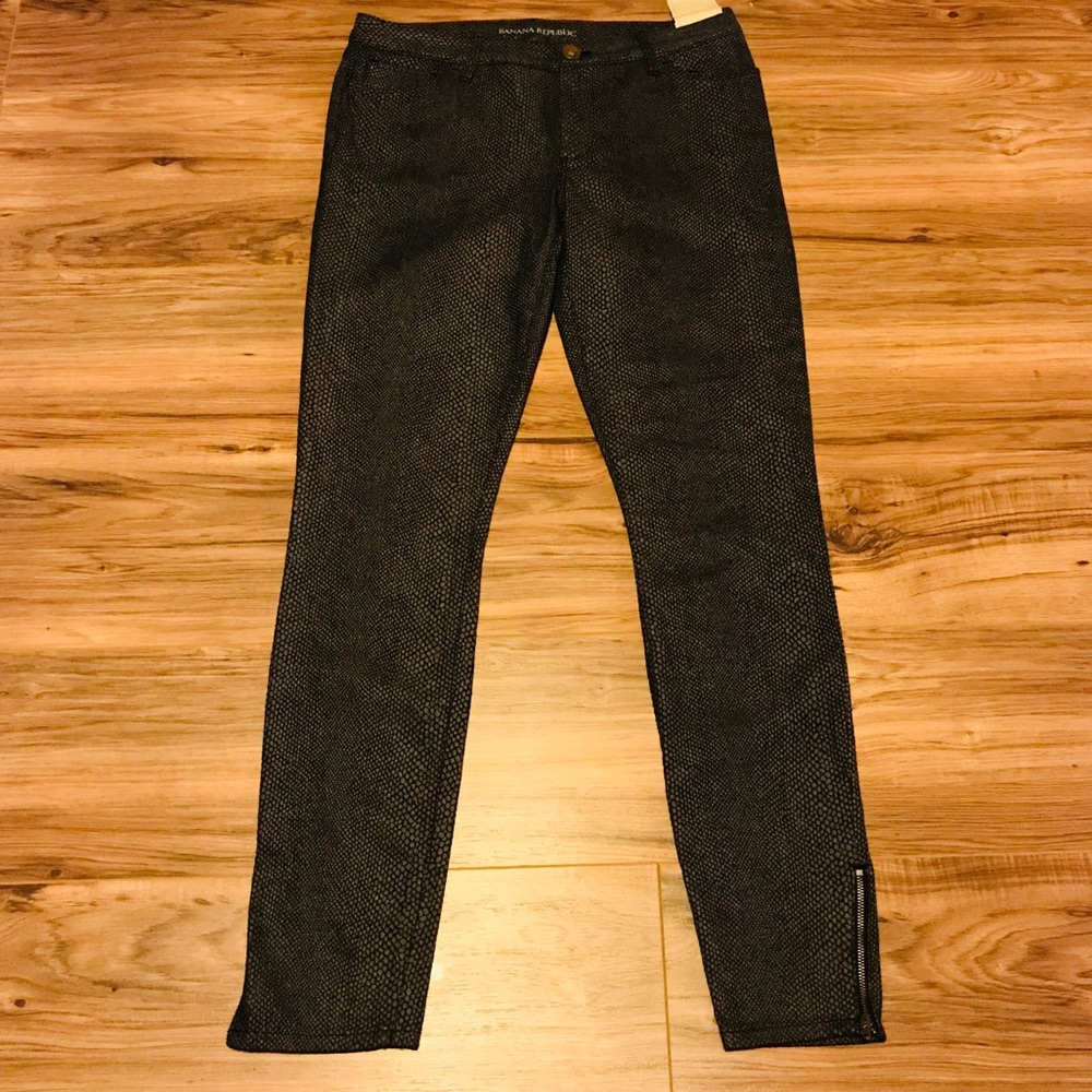 Banana Republic Snakeskin Print Jeans